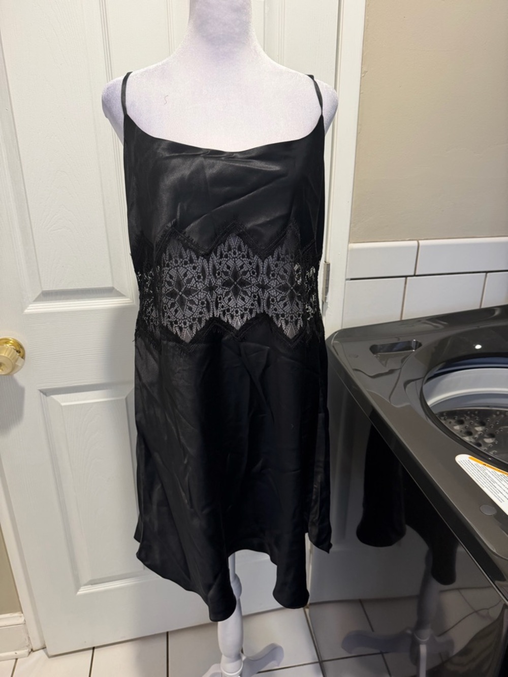 Ginia Black Lace Siena Slip